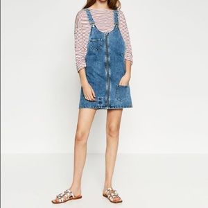 Zara “I Am Denim” Patchwork Dress